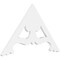 Ekena Millwork Pitch Cornelia Architectural Grade PVC Gable Pediment, 36"W x 21"H x 1"P (14/12) GPP036X021X100CRN - alternate 1
